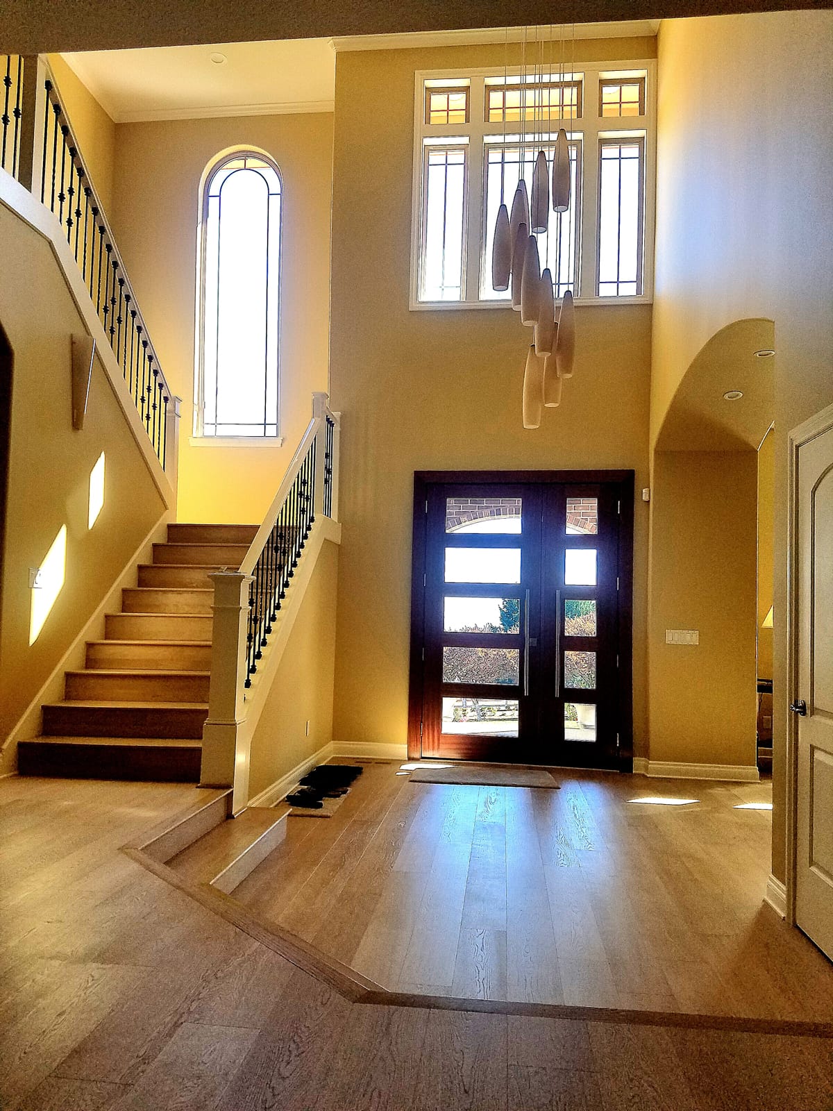 Remodeled entry way of home